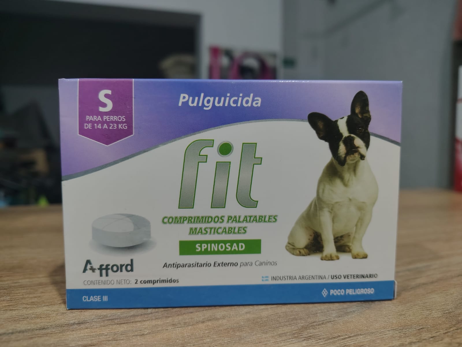 COMPRIMIDOS PULGICIDAS FIT 13KG A 23KG (S)