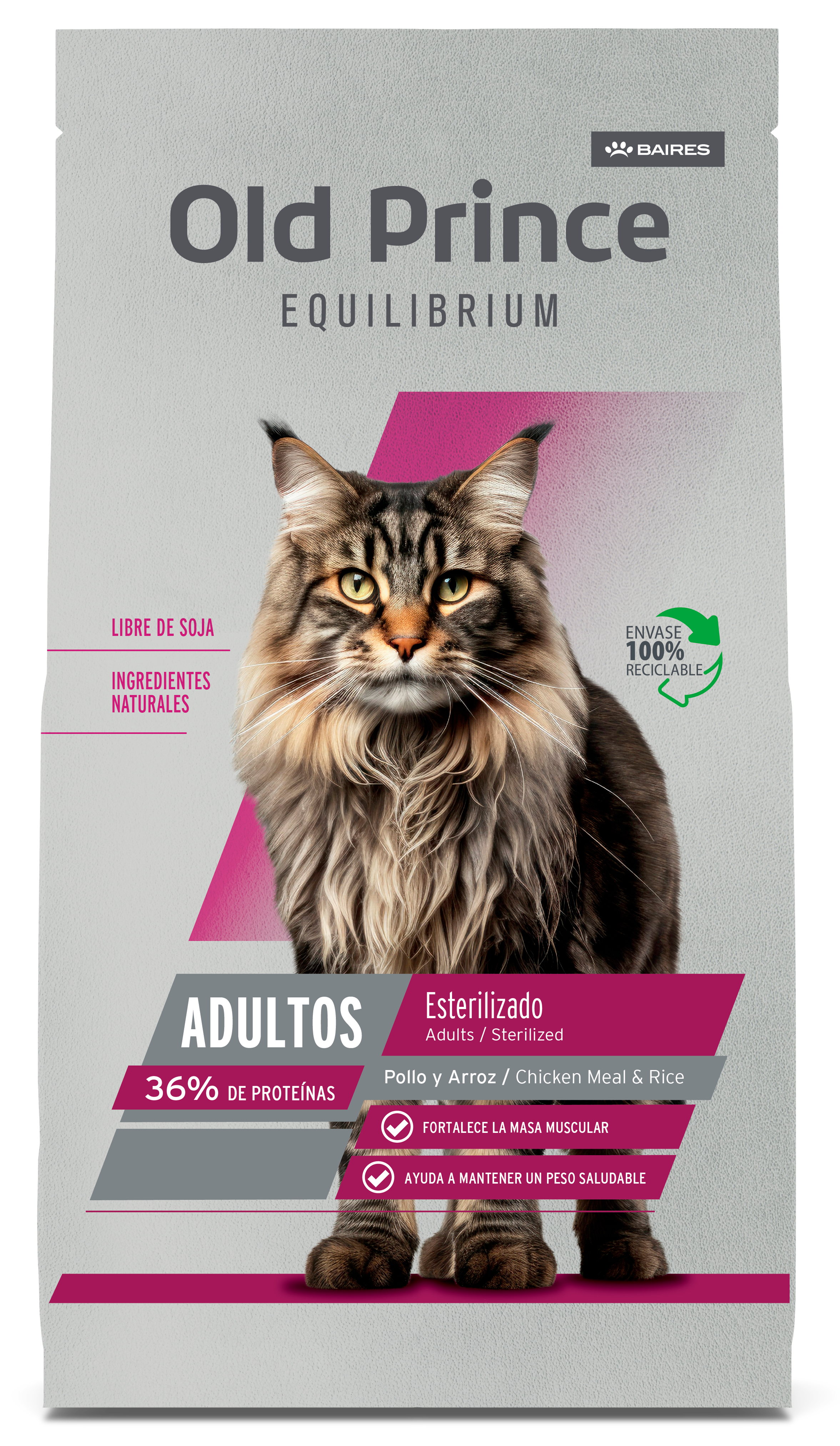 Old Prince Equilibrium Cats Sterilizado 7,5 kg