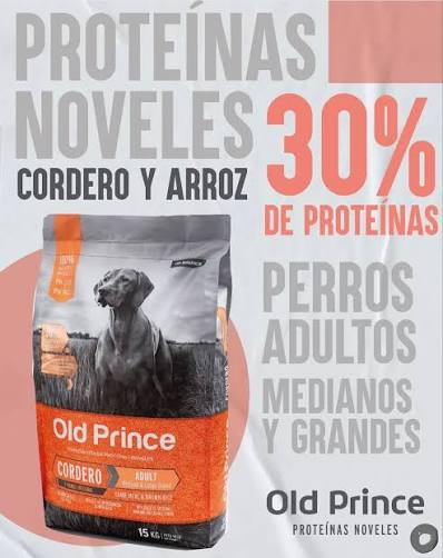 OLD PRINCE NOVEL CORDERO Y ARROZ ADULTOS MEDIUM & LARGE 3KG — foto 2