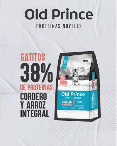 Old Prince Novel Cordero y Arroz Cat Kitten 3 kg — foto 2