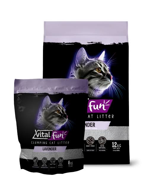 Piedras bentonita Vital Fun x 6kg Lavanda