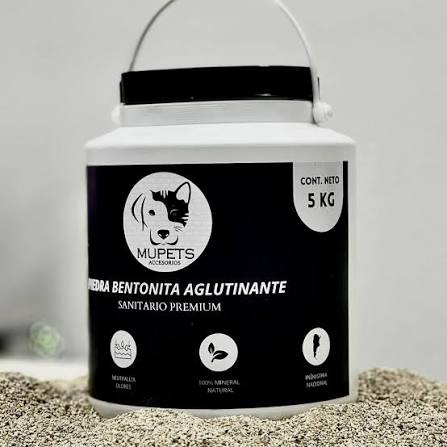 Piedras bentonita Mupets x 5kg Bidon