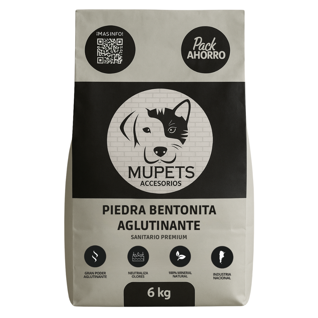 Piedras bentonita Mupets x 6kg