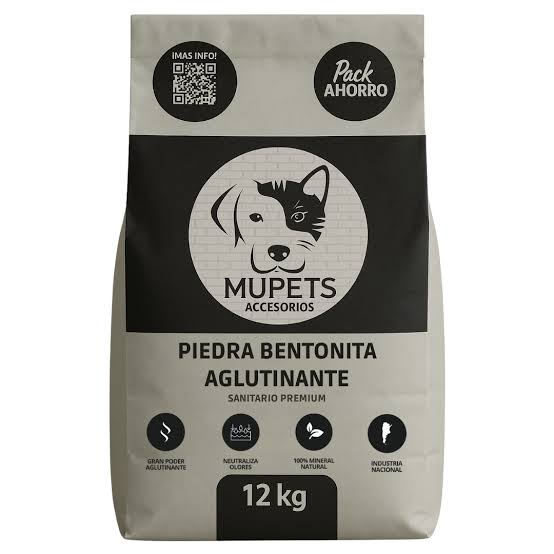 PIEDRA BENTONITA MUPETS X 12KG