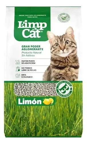 Piedras bentonita Limpcat x 8kg Limon