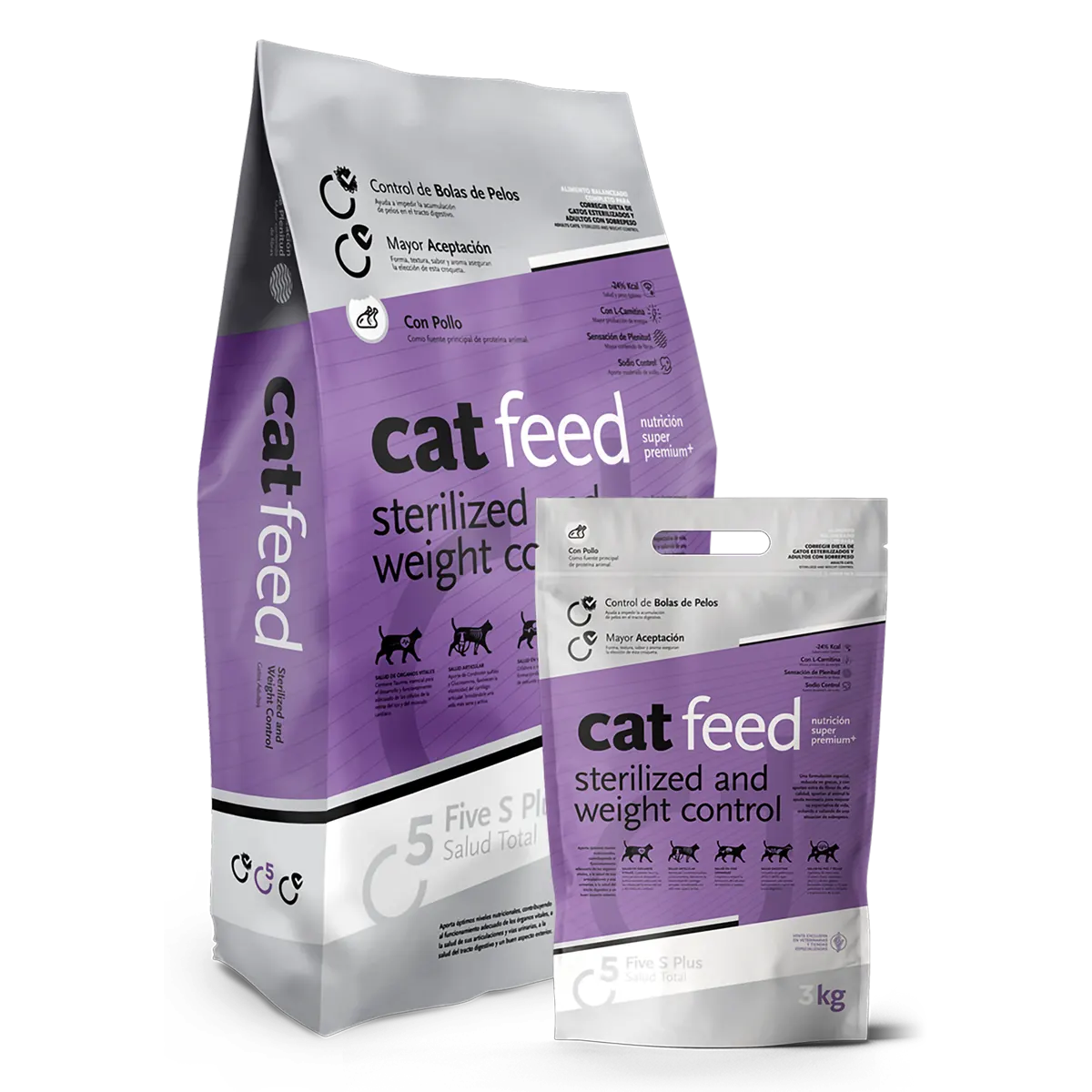 Catfeed Sterilized and Weight Control 1,5KG