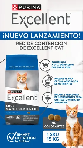 EXCELLENT GATO MANTENIMIENTO X15KG — foto 2