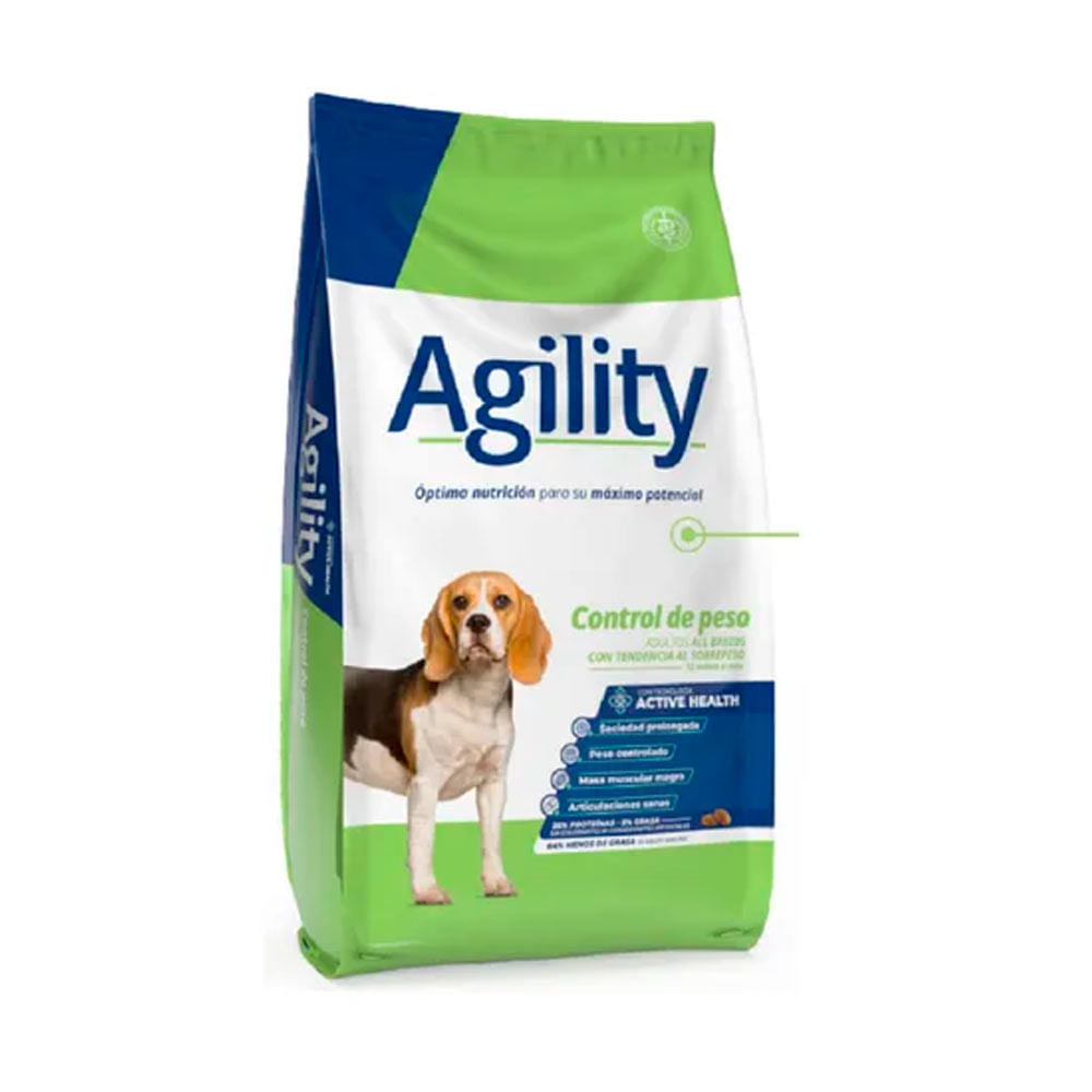 AGILITY CONTROL DE PESO PERRO ADULTO X15KG