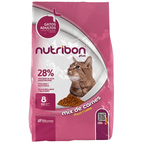 Nutribon Plus Gato Adulto Mix de carne x8kg