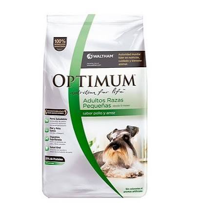 OPTIMUM ADULTO RAZA PEQUEÑA X 3KG