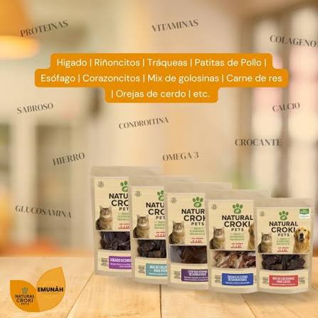 NATURAL CROKI - MIX GOLOSINAS (PARA GATO) - 100GR