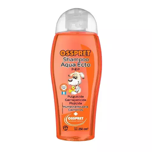 SHAMPOO OSSPRET ECTO CACHORRO (PULGAS Y GARRAPATICIDA) X250CC