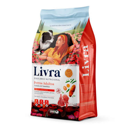 LIVRA PERRO ADULTO CORDERO X 3KG (ROJO)